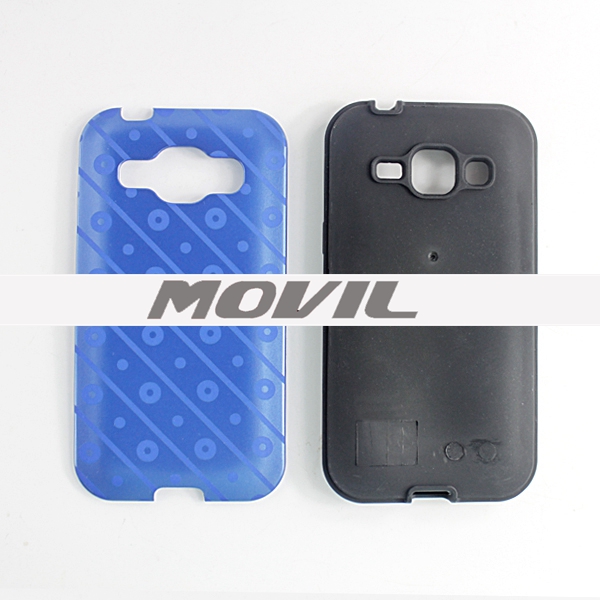 NP-2275 2 en 1 PC YouYou Tpu funda para Samsung J1-4